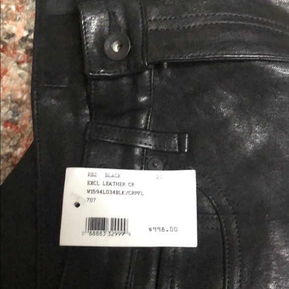 Leather above the ankle pant - Picture 5 of 8